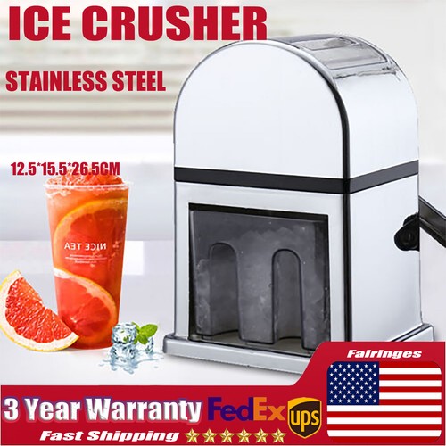Stainless steel ice crusher - steel,